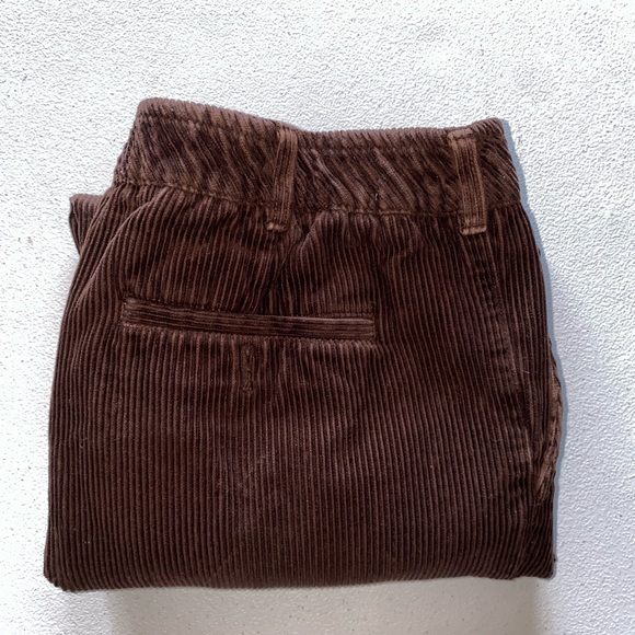 John Blair Wide Leg Relaxed Fit Brown Corduroy Pants | Size 34 M - Picture 5 of 13